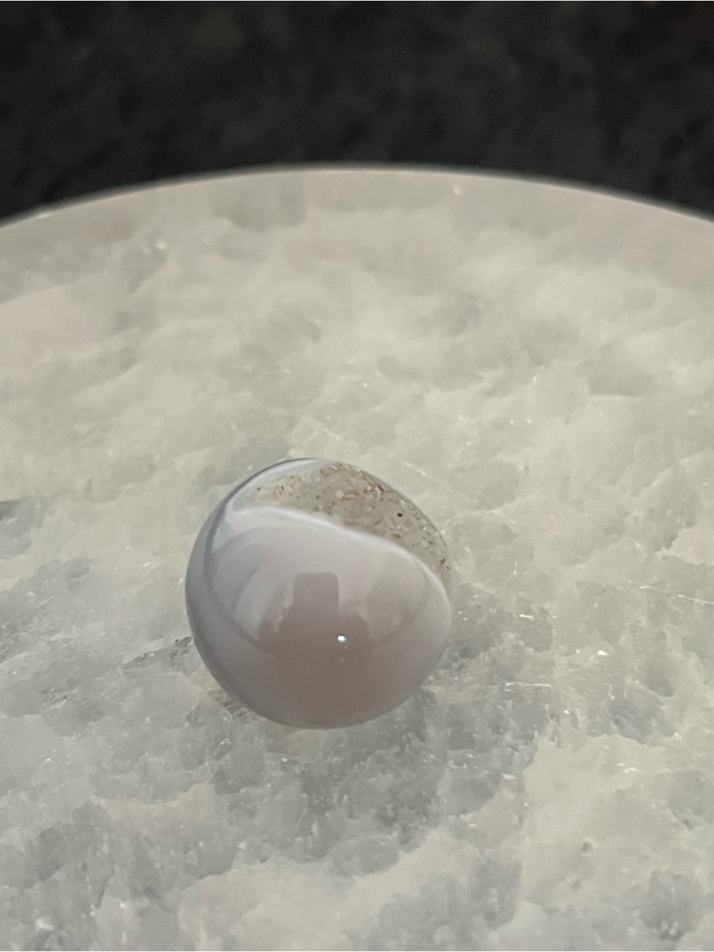 agate Geode Mini Sphere - Picture 3 of 4